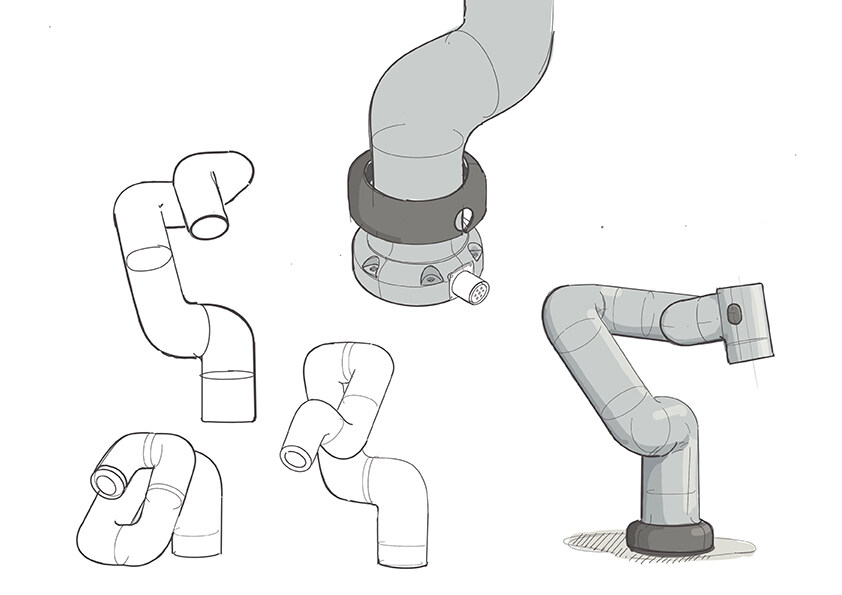 ElephantRobotics_DesignSketch_Arm_02
